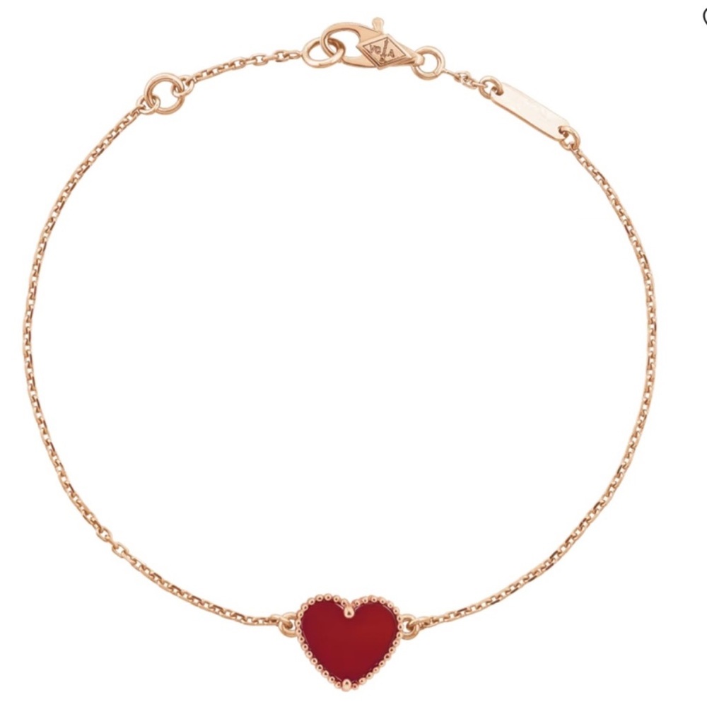 Van Cleef & Arpels Red Heart Gold Bracelet
